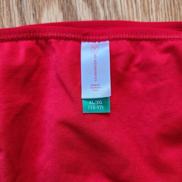 No Boundaries NB String Bikini Bottoms Women's Size XL Mix Match Red Swimwear - Picture 7 of 7
